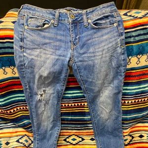American Eagle Distressed Skinny Jeans